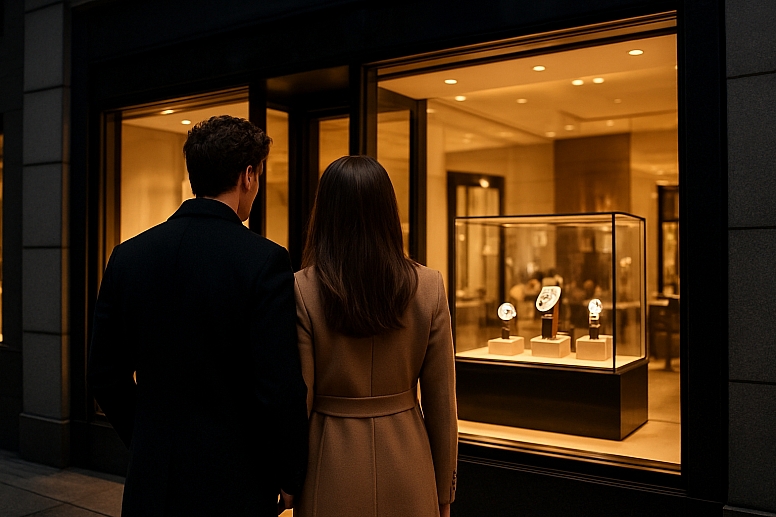 elegant evening at the watch boutique