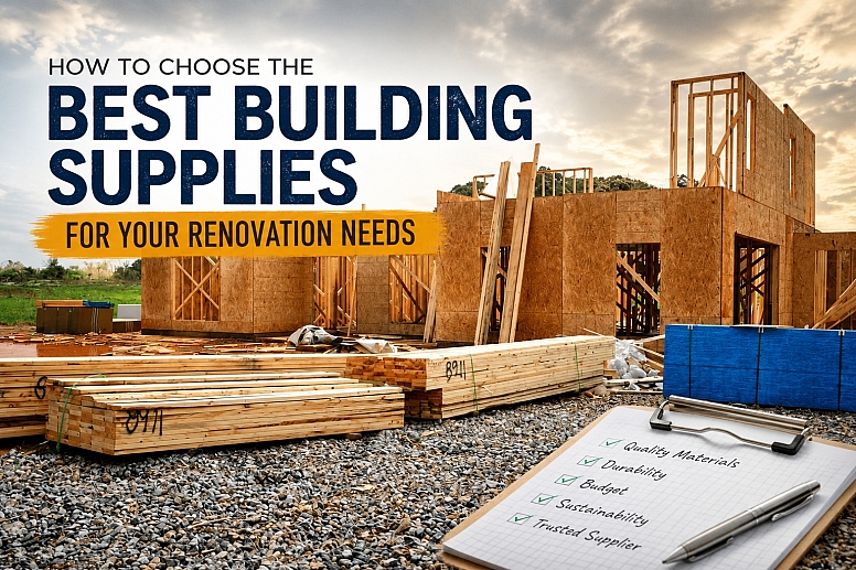 How To Choose The Best Building Supplies For Your Renovation How To Choose The Best Building Supplies For Your Renovation